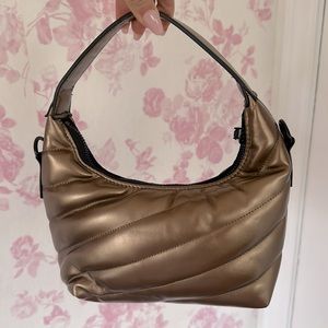 Think Royln bronze luxe studio small bag